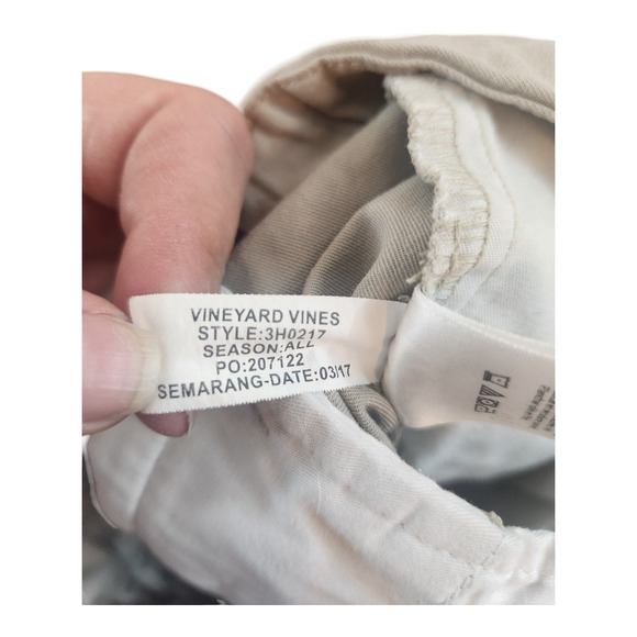 Vineyard Vines by Shep & Ian boys khaki shorts sz 12 - Picture 7 of 11